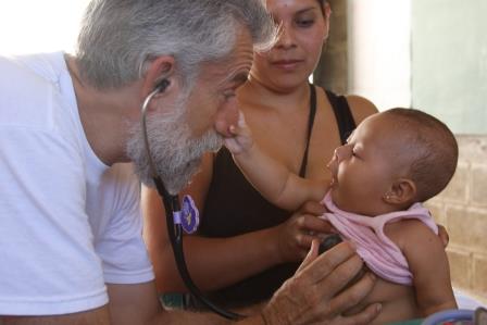 Ed Zuroweste and a baby